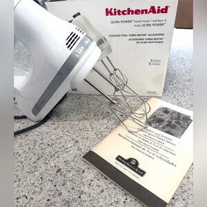 Kitchen Aid 5-speed hand mixer in box
